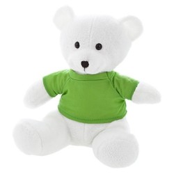Teddybär mit T-Shirt - Forrest White - Weiß