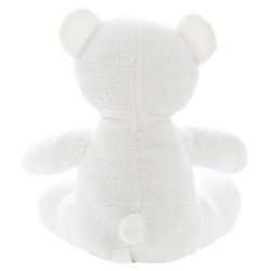 Teddybär mit T-Shirt - Forrest White - Weiß