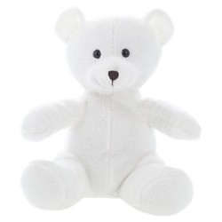 Teddybär mit T-Shirt - Forrest White - Weiß
