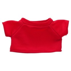 Teddybär mit T-Shirt - Forrest White - Weiß