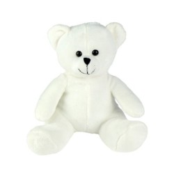 Teddybär mit T-Shirt - Forrest White - Weiß