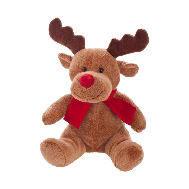 Rentier mit Schal - Torin - Braun