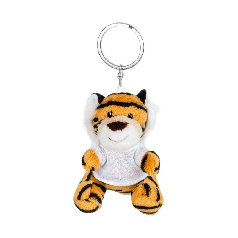 Plüschtier Tiger, Schlüsselanhänger - Raine - Hellbraun