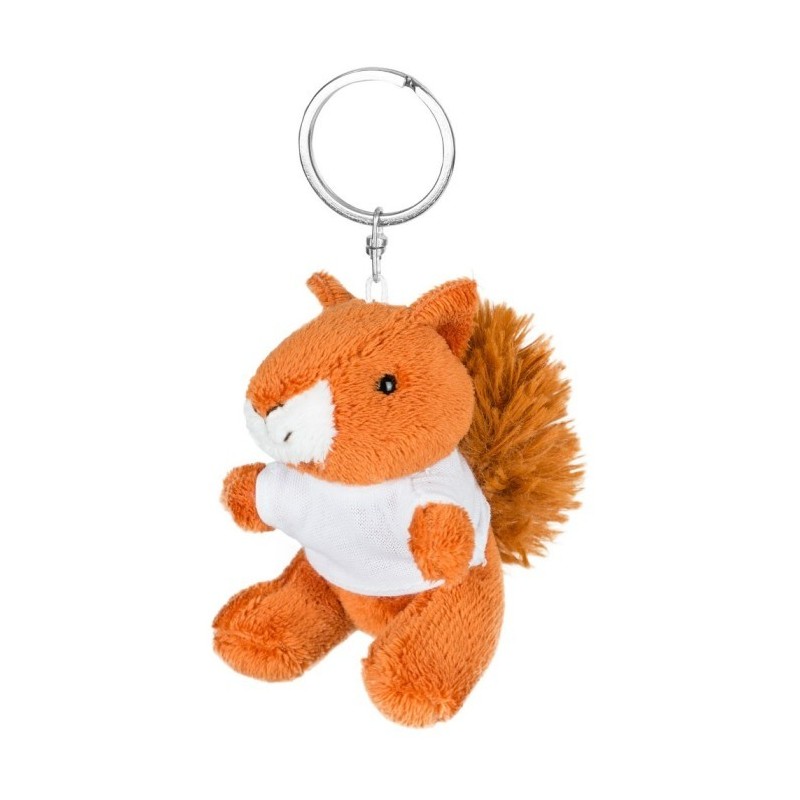 Plüschtier Eichhörnchen, Schlüsselanhänger - Ginny - Orange
