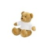 Teddybär mit T-Shirt - Siddy Honey - Hellbraun