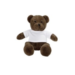 Teddybär mit T-Shirt - Siddy Brown - Braun