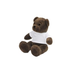 Teddybär mit T-Shirt - Siddy Brown - Braun