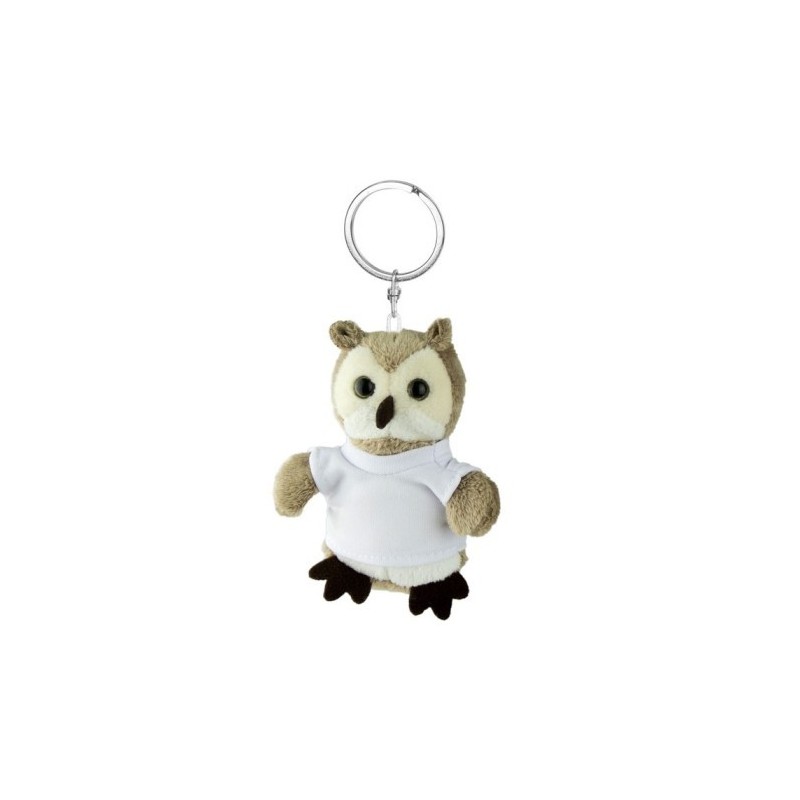 Eulen-Schlüsselanhänger| Cleverly - Hellbraun