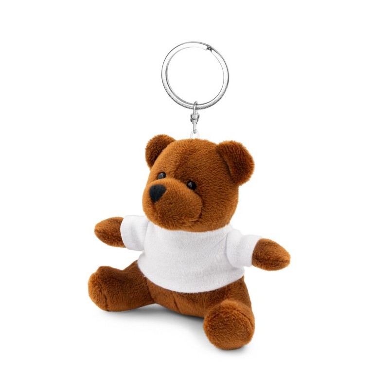 Teddybär aus Plüsch, Schlüsselanhänger | Telmo - Braun