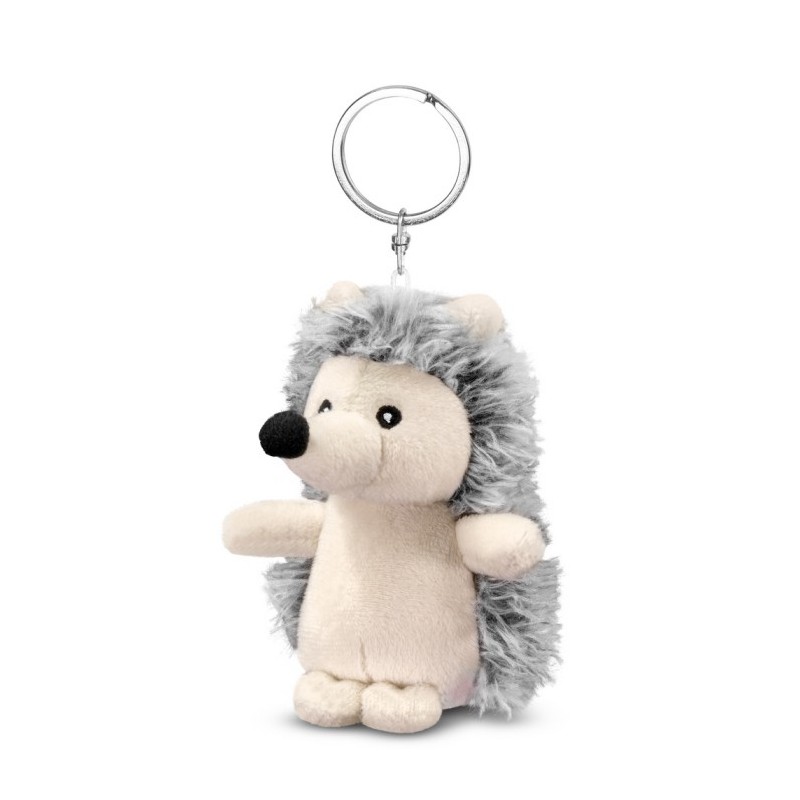 Igel aus Plüsch, Schlüsselanhänger | Hakim - Grau