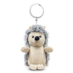 Igel aus Plüsch, Schlüsselanhänger | Hakim - Grau