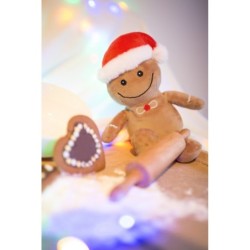 Plüschlebkuchenmann | Pebbles - Braun