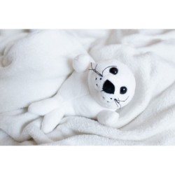 Plüschrobbe | Zeal - Weiß