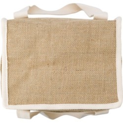 Kühltasche aus Jute - Braun