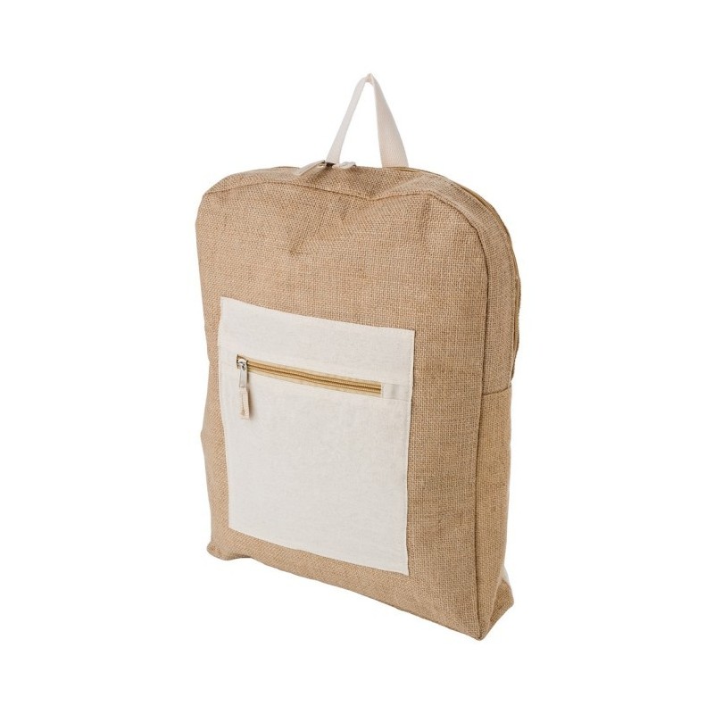 Rucksack aus Jute - Braun