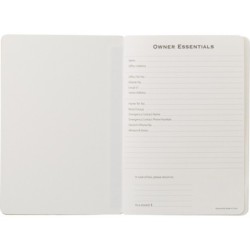 Notizbuch ca. B6 mit Stift - Braun