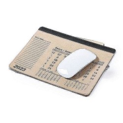 Mauspad, Kalender - Beige