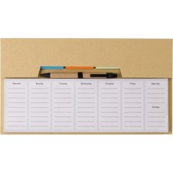 Haftnotizenset, Haftnotizen - Braun