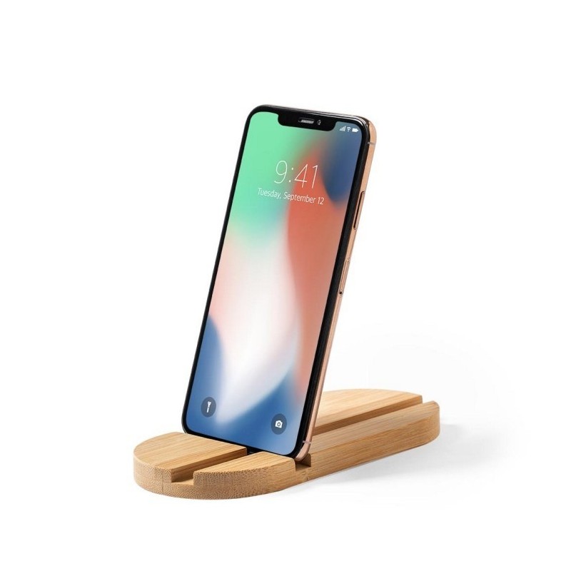 Handyhalter aus Bambus, Tablet-Ständer - Braun