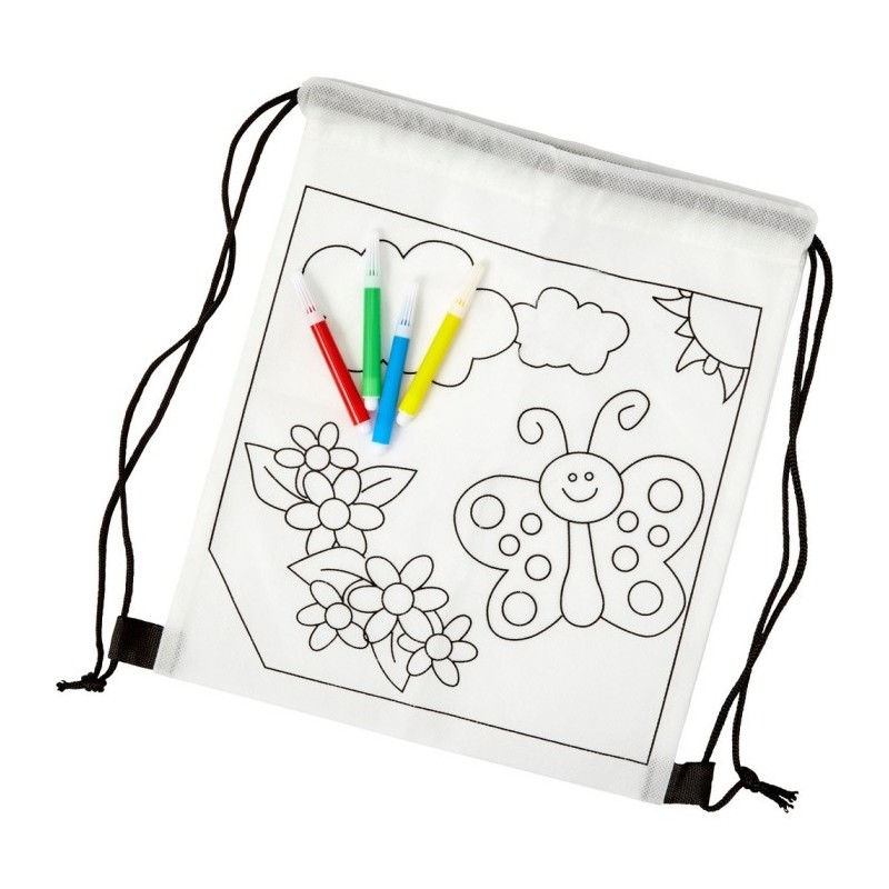 Beutel zum Bemalen - Weiß
