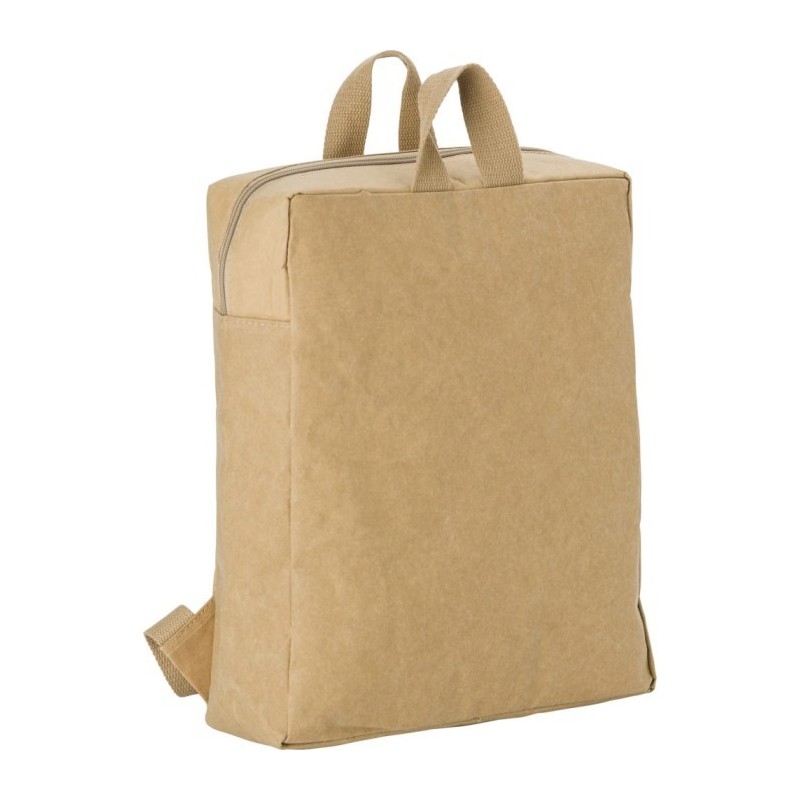 Papier-Rucksack, laminiert - Braun
