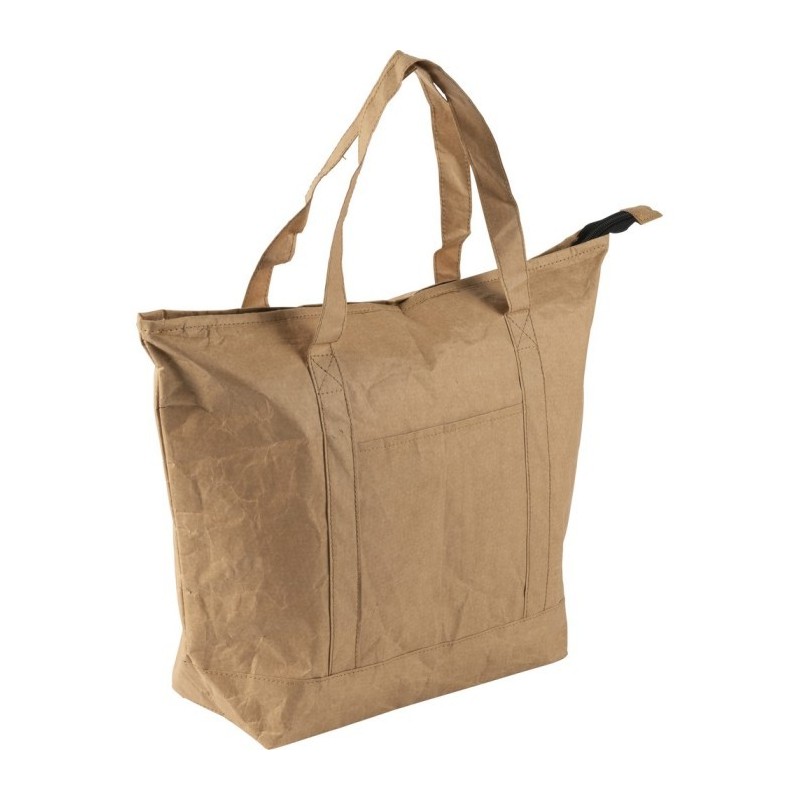 Papier-Kühltasche, laminiert - Braun