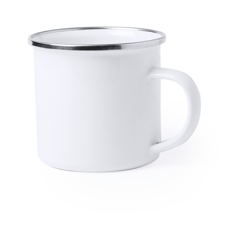 Metallbecher 360 ml - Weiß