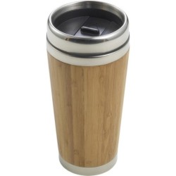 Bambus Reisebecher 400 ml - Hellbraun