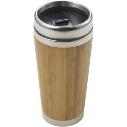 Bambus Reisebecher 400 ml - Hellbraun