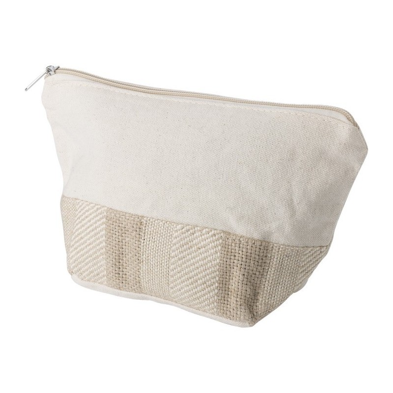 Kosmetiktasche aus Baumwolle - Braun