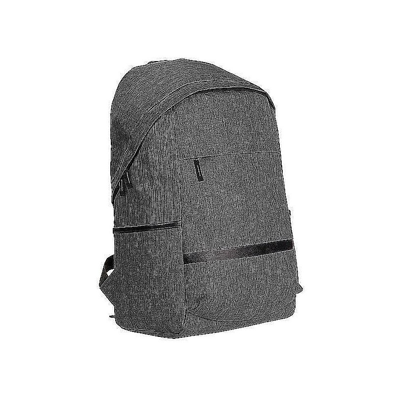 B'RIGHT Rucksack mit Fach für Laptop 15,6", aus RPET - Grau