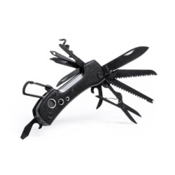 Multifunktionswerkzeug, Taschenmesser, 13 Funktionen - Schwarz