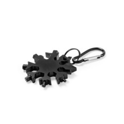 Multifunktionswerkzeug 6 El., Karabiner - Schwarz