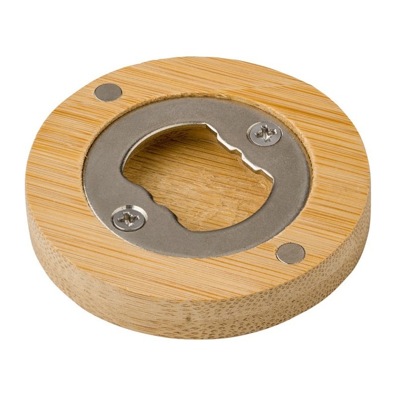 Flaschenöffner aus Bambus - Braun