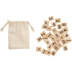 Lernspiel, 32 el. - Braun