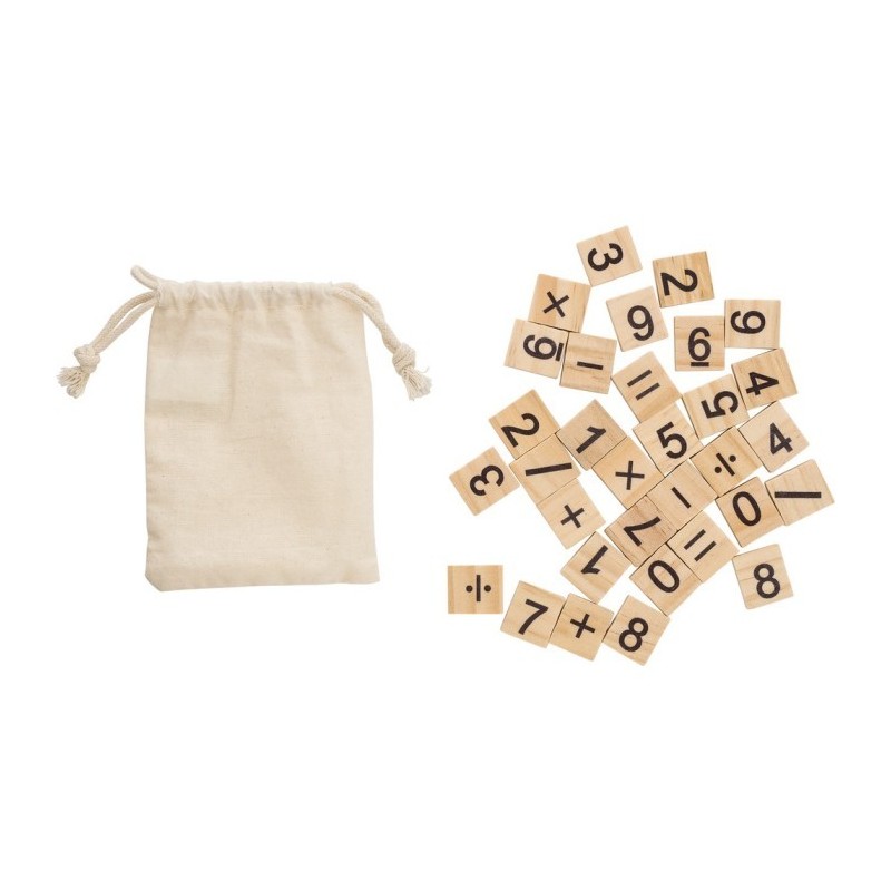 Lernspiel, 32 el. - Braun