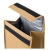 Thermotasche aus Kraftpapier - Braun