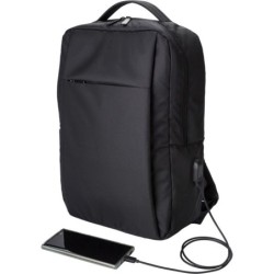 Laptop-Rucksack 16" RPET - Schwarz