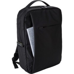 Laptop-Rucksack 16" RPET - Schwarz