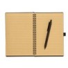 Notizbuch aus Kaffeefasern A5 mit Kugelschreiber - Braun