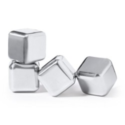 Kühlende Getränkewürfel - Silber