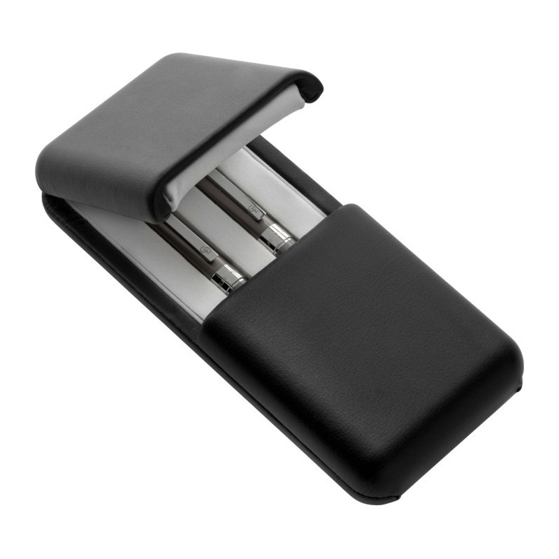 Charles Dickens® Schreibset, Kugelschreiber und Rollerball - Grau