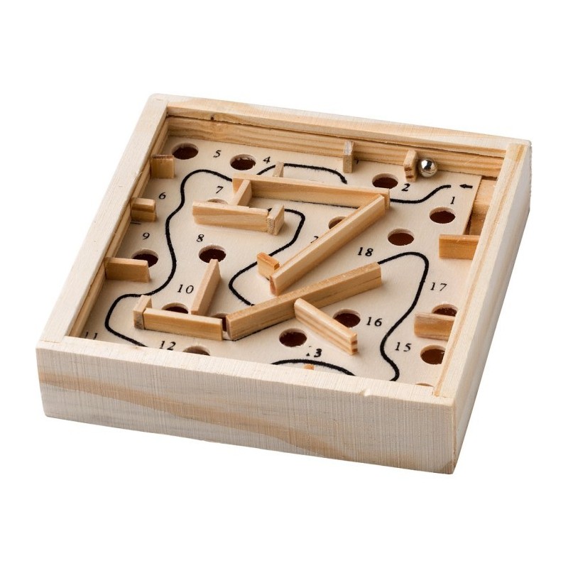 Geschicklichkeitsspiel aus Holz - Braun