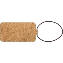 Kofferanhänger aus Kork - Braun