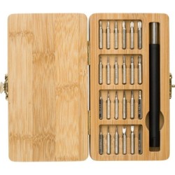 Schraubendreher, 24 Bits - Braun