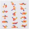 Tangram-Puzzle, 7 Teile - Braun