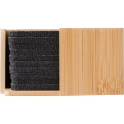 Filzpadset RPET, 10 Stück - Grau