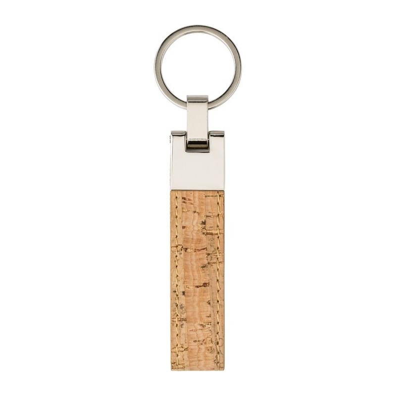Schlüsselanhänger aus Kork - Braun