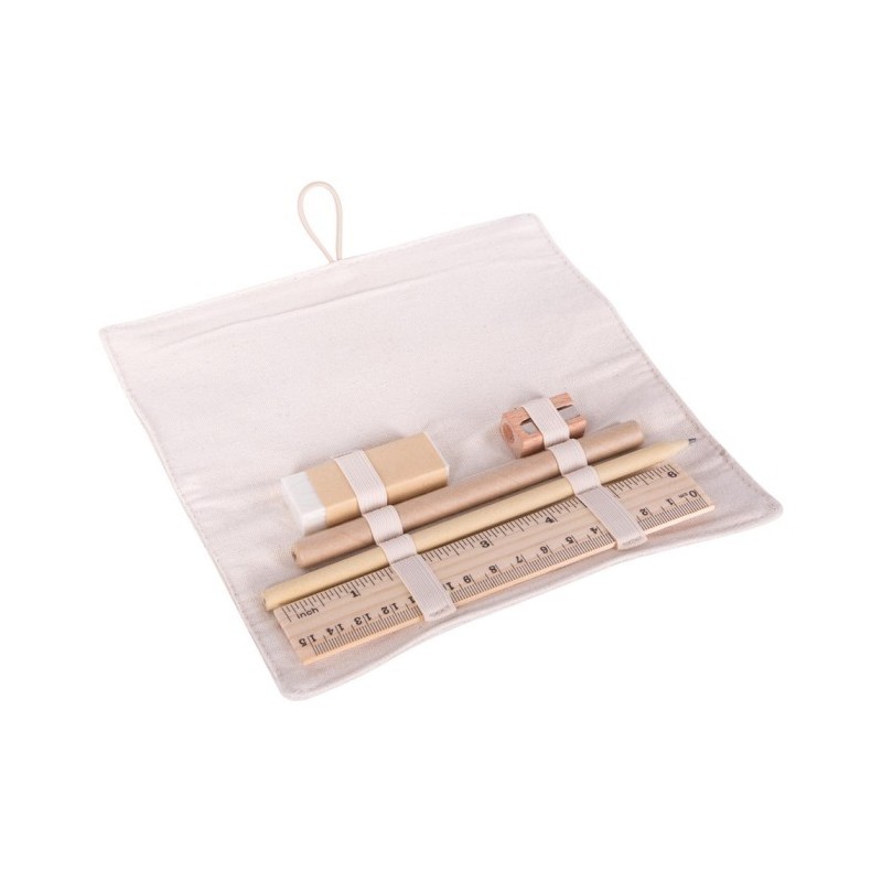 Schulset, Federtasche - Beige