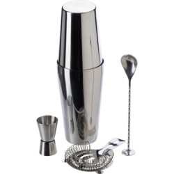 Cocktailset, Shaker, 4-tlg - Silber